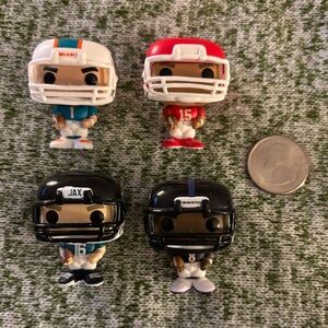 Funko POP mini NFL figures. Set of 4.